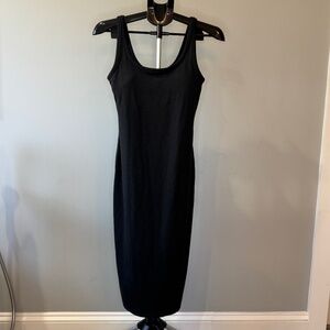 Vuori Black Tank Midi Dress – Size M